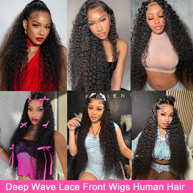Instant Glam | Deep Wave No-Lace Glueless V Part Wig