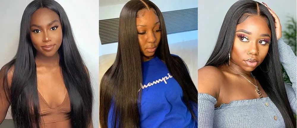 Straight Crochet Braiding Hair Extensions — 100% Human Hair