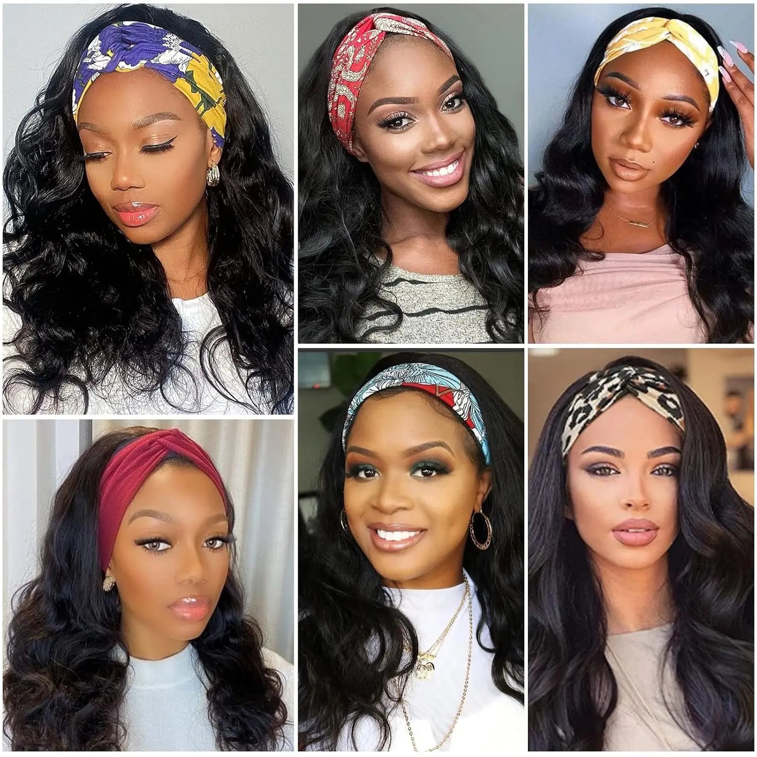 Easy Everyday | Highlight Body Wave No-Lace Glueless Headband Wig