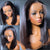 Undetectable Invisible Lace Middle Part 13x4 Frontal Lace Straight Bob Wig