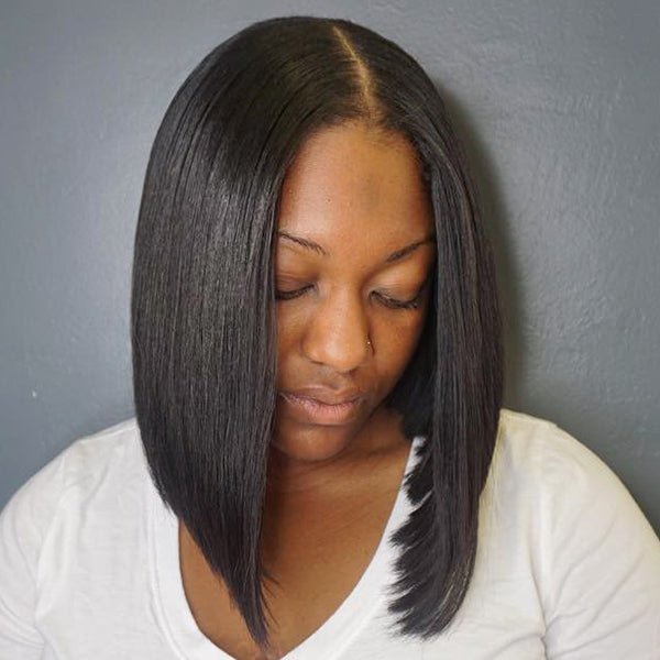 Quick & Easy Affordable U Part Bob Wig 100% Human Hair - US Only