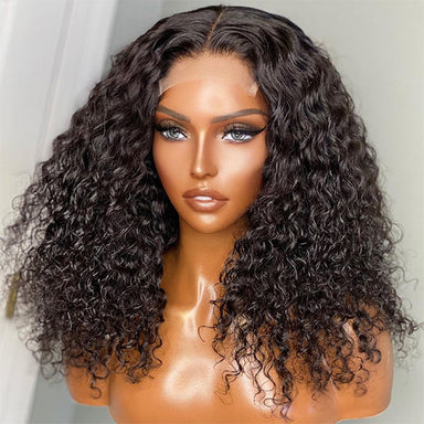 Wet And Wavy | Water Wave 4x4 Closure Lace Glueless Mid Part Long Wig - US Only